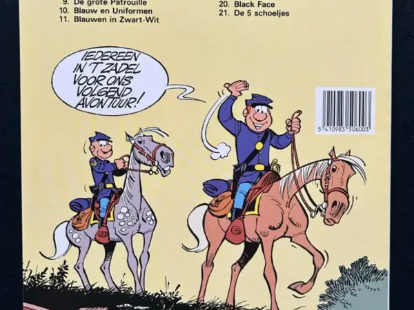 Western De Blauwbloezen Nr 21 - De 5 schoeljes (1984)