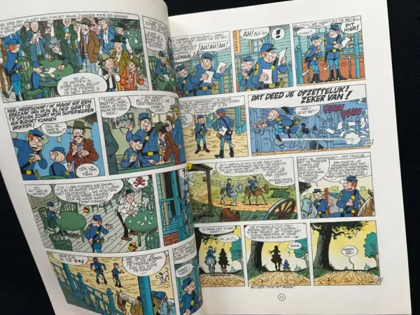 Western De Blauwbloezen Nr 21 - De 5 schoeljes (1984)