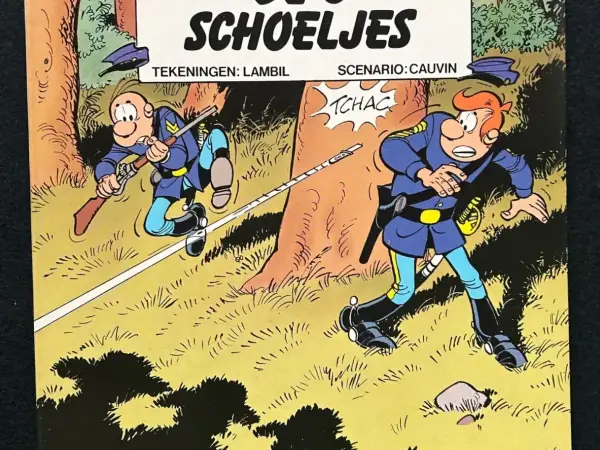 De Blauwbloezen Nr 21 - De 5 schoeljes (1984)
