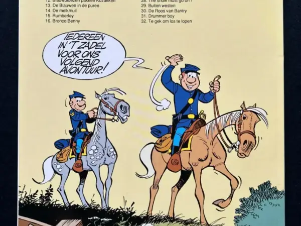 Western De Blauwbloezen Nr 32 - Te gek om los te lopen (1991)