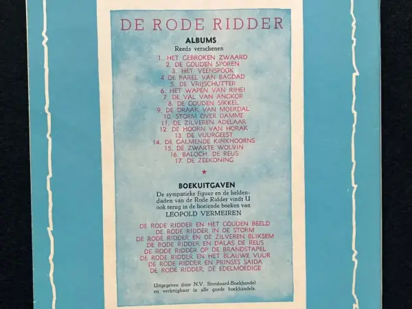 Avontuur De Rode Ridder 11 - De zilveren Adelaar (1962)