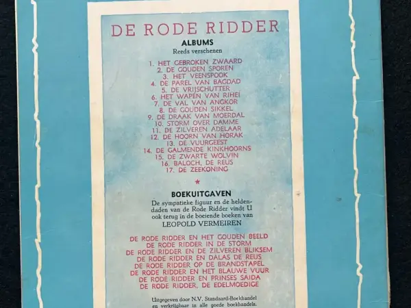 Avontuur De Rode Ridder 10 - Storm over Damme (1962)