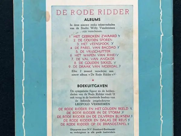 Avontuur De Rode Ridder 9 - De Draak van Moerdal (1961)