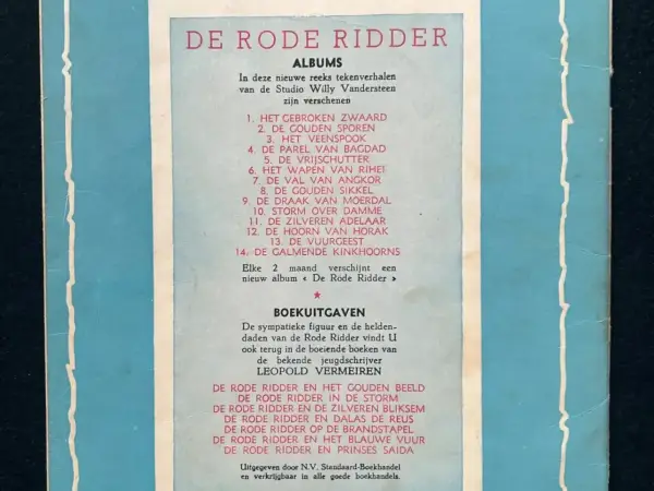 Avontuur De Rode Ridder 13 - De vuurgeest (1966)