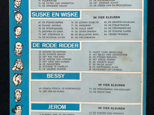 Avontuur De Rode Ridder 39 - Noodkreet uit Cambor (1968)