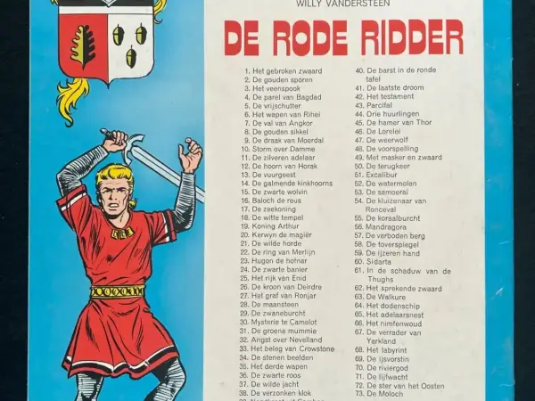Avontuur De Rode Ridder 21 - De wilde horde (1976)