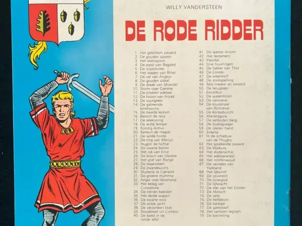 Avontuur De Rode Ridder 65 - Het adelaarsnest (1977)