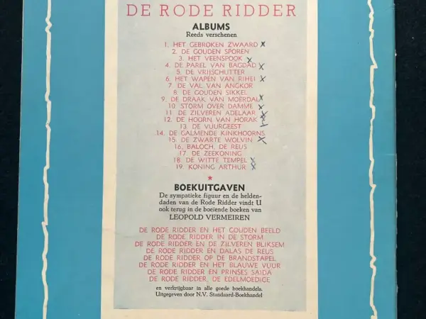 Avontuur De Rode Ridder 19 - Koning Arthur (1964)