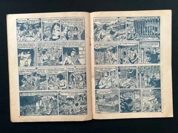 1e drukken SC Biggles in de jungle (1e druk, 1965)