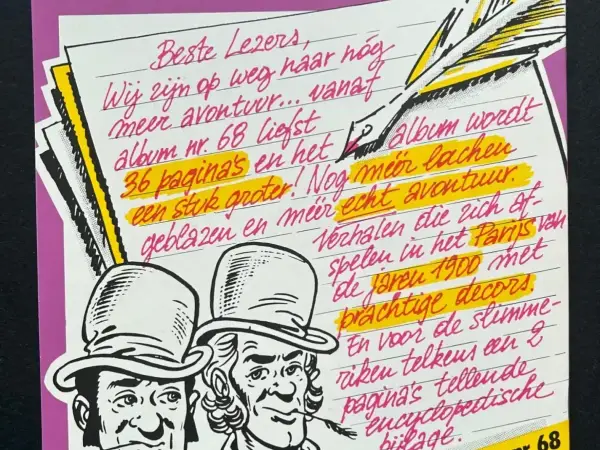 1e drukken SC Robert en Bertrand 67 - Jacht op nr 17 (1985)