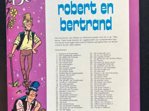 1e drukken SC Robert en Bertrand 64 - Paniek in Saltshire (1985)