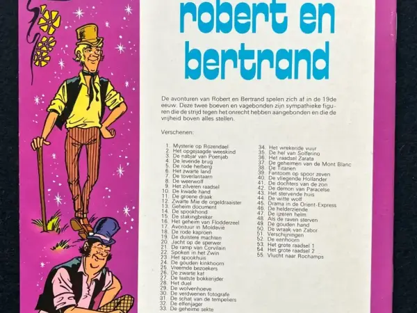 1e drukken SC Robert en Bertrand 55 - Vlucht naar Rochamps (1984)