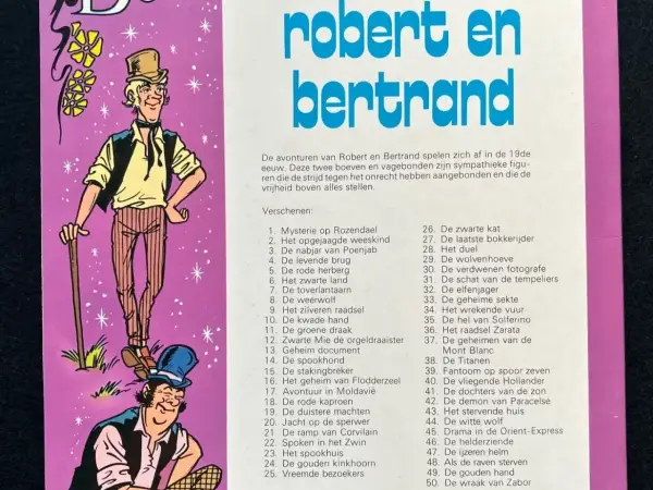 1e drukken SC Robert en Bertrand 50 - De wraak van Zabor (1983)