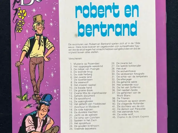 1e drukken SC Robert en Bertrand 45 - Drama in de Orient-Express (1982)