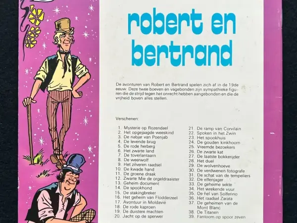 1e drukken SC Robert en Bertrand 39 - Fantoom op spoor zeven (1981)