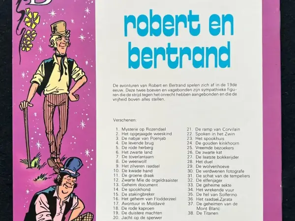 1e drukken SC Robert en Bertrand 38 - De titanen (1980)