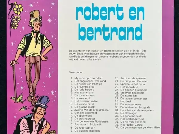 1e drukken SC Robert en Bertrand 37 - De geheimen van de Mont Blanc (1980)