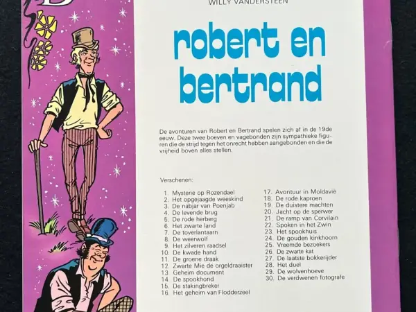 1e drukken SC Robert en Bertrand 30 - De verdwenen fotografe (1979)