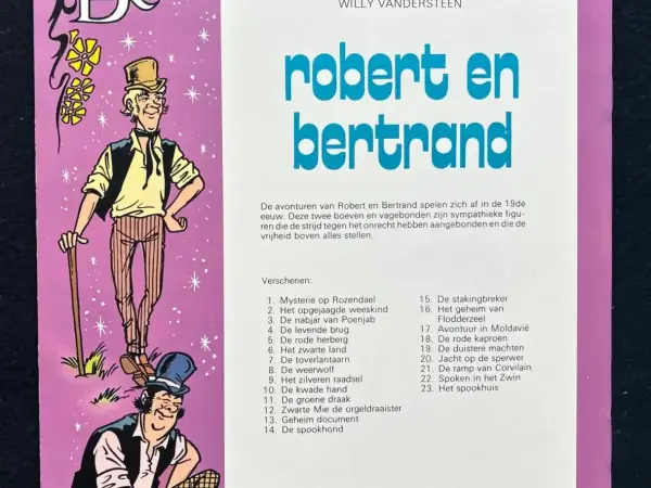 1e drukken SC Robert en Bertrand 23 - Het spookhuis (1978)