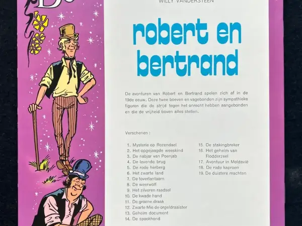1e drukken SC Robert en Bertrand 19 - De duistere machten (1977)