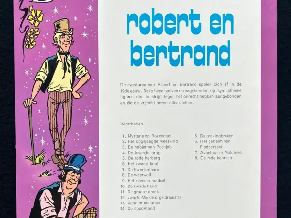 1e drukken SC Robert en Bertrand 18 - De Rode Kaproen (1977)