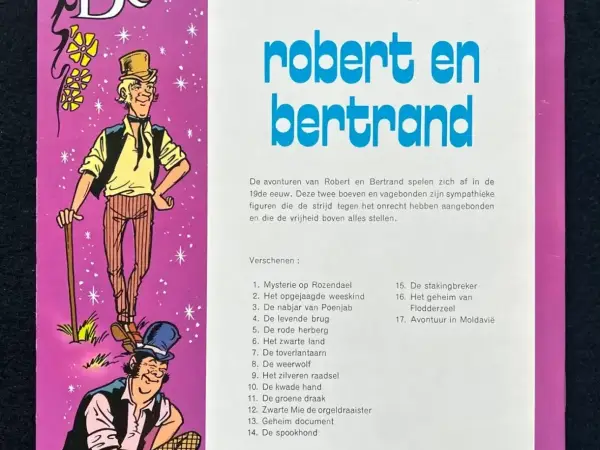 1e drukken SC Robert en Bertrand 17 - Avontuur in Moldavië (1976)