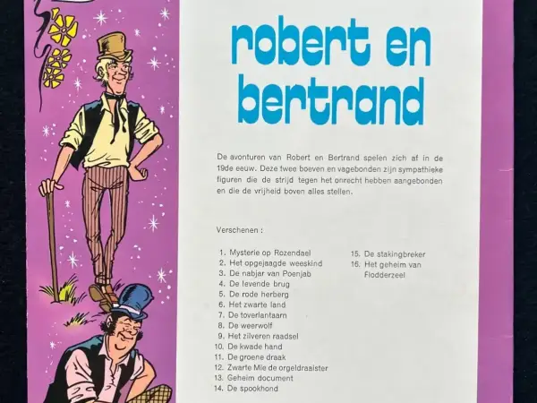 1e drukken SC Robert en Bertrand 16 - Het geheim van Flodderzeel (1976)