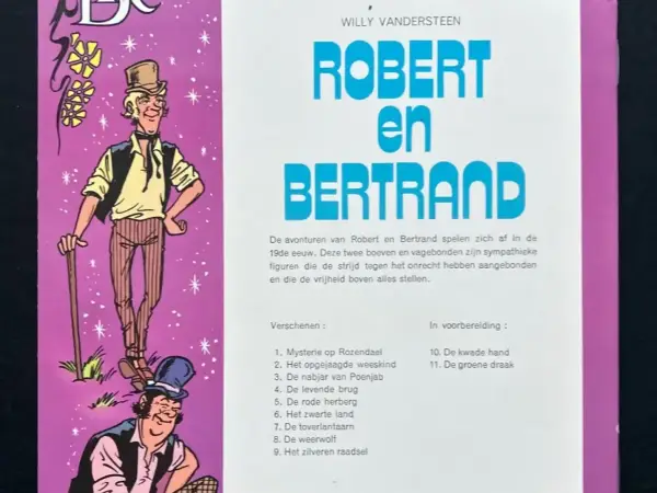1e drukken SC Robert en Bertrand 9 - Het zilveren raadsel (1975)