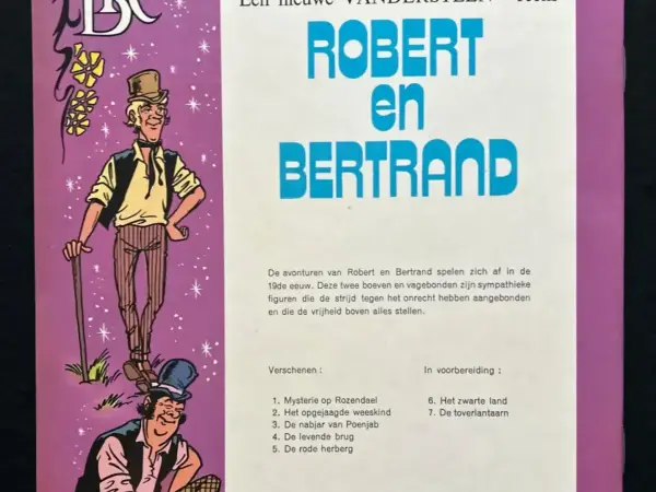 1e drukken SC Robert en Bertrand 5 - De rode herberg (1974)