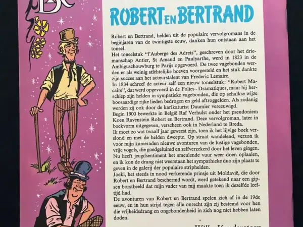 1e drukken SC Robert en Bertrand 2 - Het opgejaagde weeskind (1973)