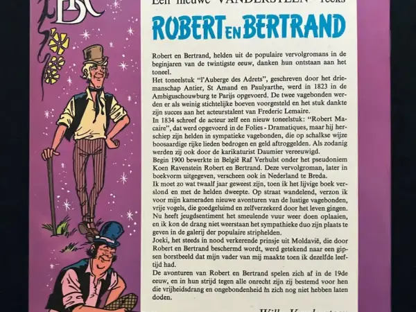 1e drukken SC Robert en Bertrand 1 - Mysterie op Rozendael (1973)