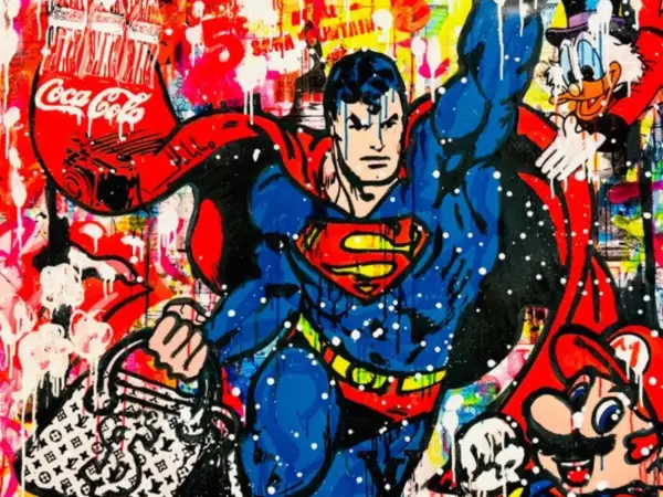 Genummerde / gesigneerde uitgaven Mikko - Superman Monkey Business XL