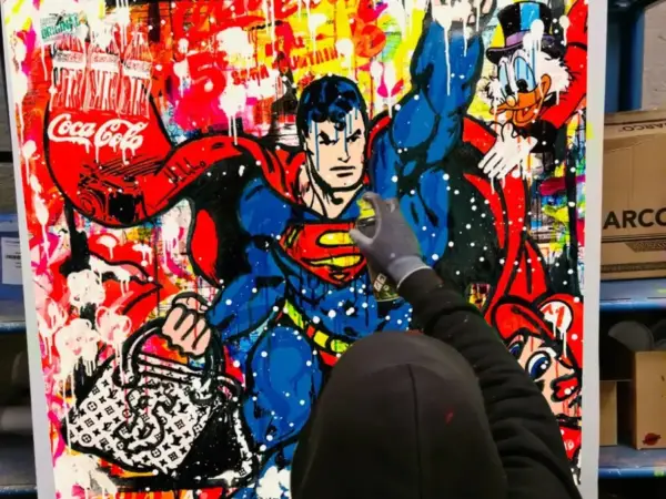 Genummerde / gesigneerde uitgaven Mikko - Superman Monkey Business XL