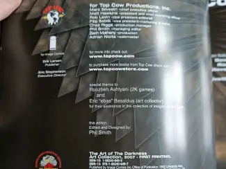 Illustratie boeken The art of Darkness