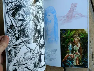 Illustratie boeken Figment and Flame - A Fantasy Artbook (signed)