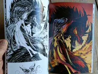 Illustratie boeken Figment and Flame - A Fantasy Artbook (signed)