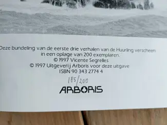 Genummerde / gesigneerde uitgaven De Huurling - bundel 1-4