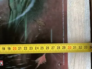 Overig Wandplaat 'Zilveren maan boven Providence'