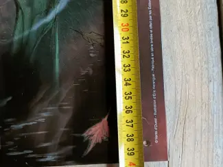 Overig Wandplaat 'Zilveren maan boven Providence'