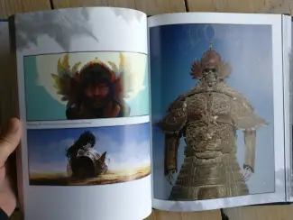 Illustratie boeken Art-Book Lu Ming - Mongolian Wind + excl. prent