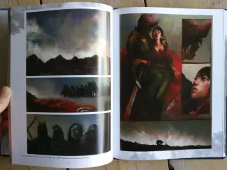 Illustratie boeken Art-Book Lu Ming - Mongolian Wind + excl. prent