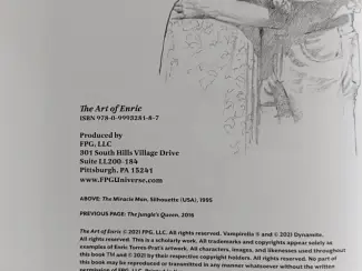 Illustratie boeken The Art of Enric  (Kickstarter exemplaar)