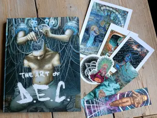 The Art of D.E.C. (Kickstarter signed hardcover edition)