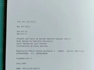 Illustratie boeken The Art of D.E.C. (Kickstarter signed hardcover edition)