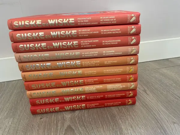 Belgisch & Vandersteen Suske en Wiske selectie boeken (50) nummers 67-255.