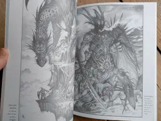 Illustratie boeken Dragons, Myths & Mayhem