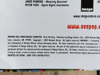 Image Comics Madman 20th Anniversary Monster  XL-HC  (Beschadigd)