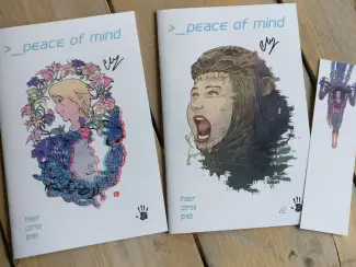 Peace of Mind #1+2 + thema bladwijzer (signed)