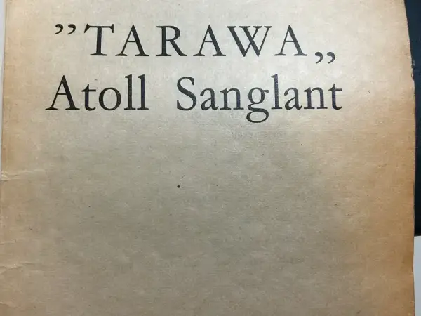 1e drukken HC Tarawa atoll sanglant