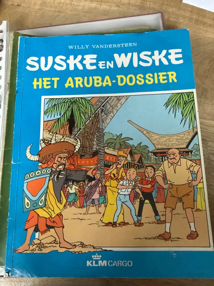 Suske en Wiske het Aruba dossier met handtekening